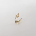 0.5 TCW Pear Moissanite Ear Cufflinks