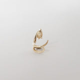 0.5 TCW Pear Moissanite Ear Cufflinks