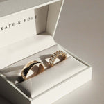 1.60 TCW Oval Half Eternity Moissanite Wedding Band