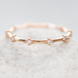 0.16 CT Round Full Eternity Lab Grown Diamond Wedding Band