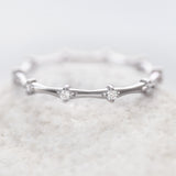0.16 CT Round Full Eternity Lab Grown Diamond Wedding Band