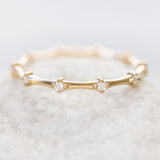 0.16 CT Round Full Eternity Lab Grown Diamond Wedding Band