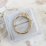 Round Cluster Lab Grown Diamond Engagement Ring