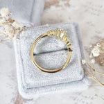 Round Cluster Lab Grown Diamond Engagement Ring