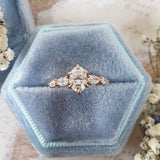 Oval Pave Lab Grown Diamond Engagement Ring