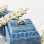 Round Bezel Pave Lab Grown Diamond Engagement Ring