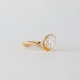 Cushion Lab Grown Diamond Unique Engagement Ring