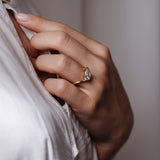 Marquise Lab Grown Diamond Unique Engagement Ring