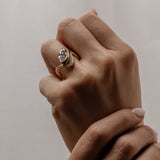Marquise Lab Grown Diamond Unique Engagement Ring
