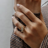 Marquise Lab Grown Diamond Unique Engagement Ring