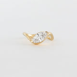 Marquise Lab Grown Diamond Unique Engagement Ring