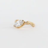 Marquise Lab Grown Diamond Unique Engagement Ring