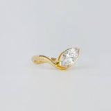Marquise Lab Grown Diamond Unique Engagement Ring
