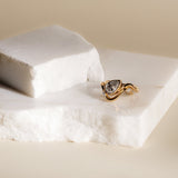 Pear Lab Grown Diamond Unique Engagement Ring