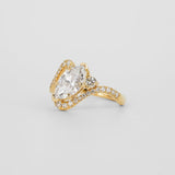 Marquise Lab Grown Diamond Unique Engagement Ring