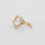 Marquise Lab Grown Diamond Unique Engagement Ring