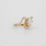 Marquise Lab Grown Diamond Unique Engagement Ring