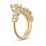 1.26 CT Oval Lab Grown Diamond Engagement Ring