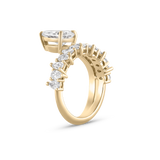 1.29 CT Pear Solitaire Lab Grown Diamond Engagement Ring