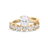 1.26 CT Oval Lab Grown Diamond Engagement Ring