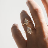 1 CT Marquise Solitaire Moissanite Engagement Ring