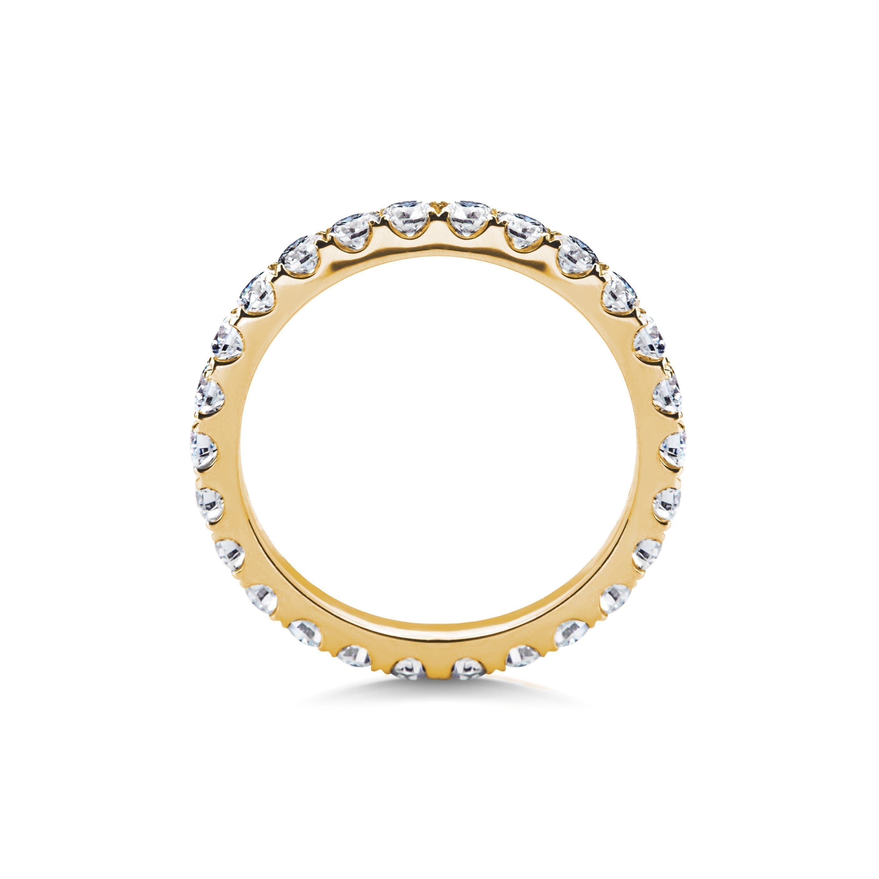 1.15 CT Round Full Eternity Lab Grown Diamond Wedding Band