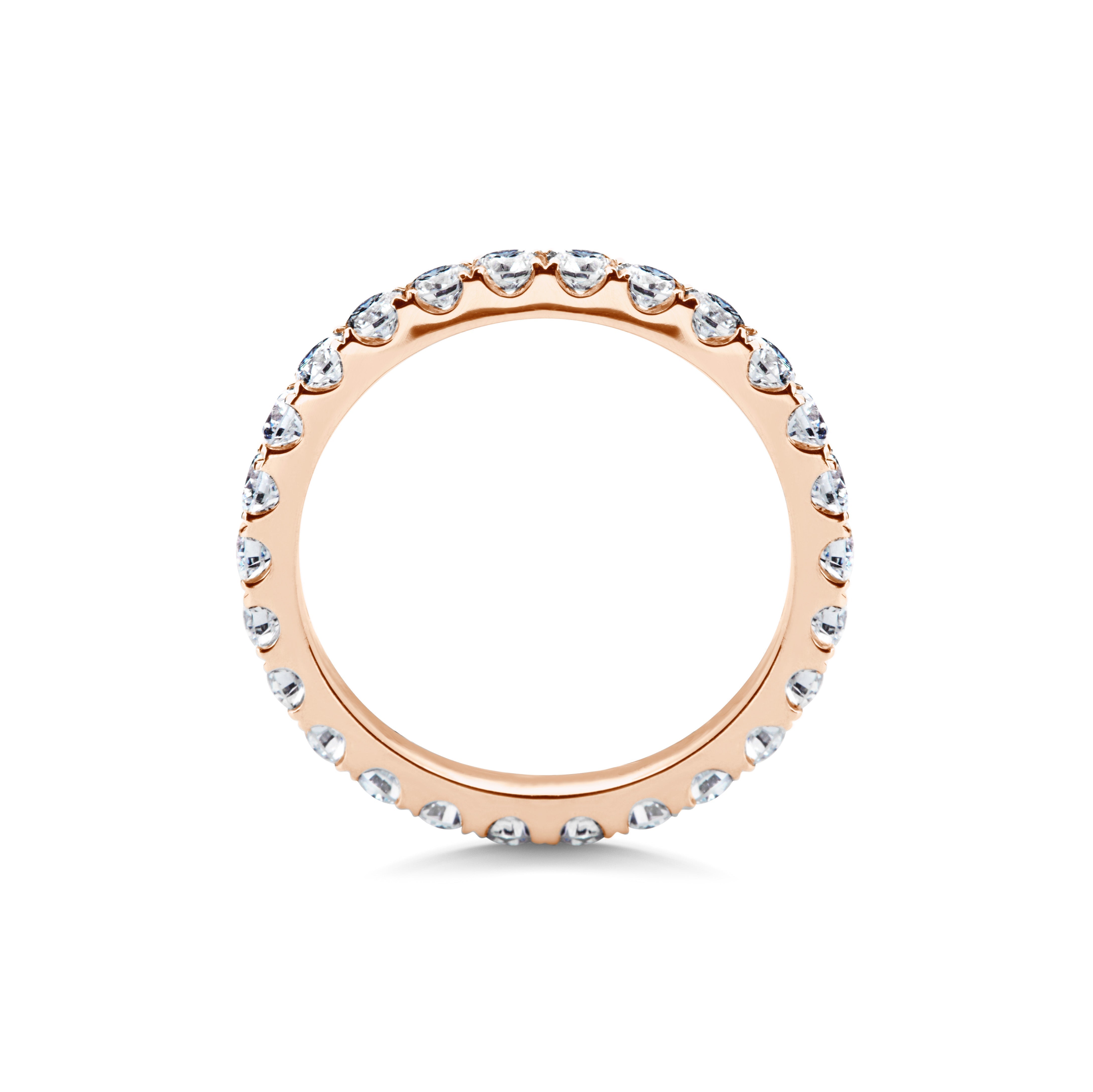 1.15 CT Round Full Eternity Lab Grown Diamond Wedding Band