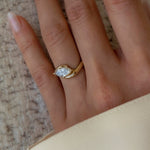 Oval Solitaire Lab Grown Diamond Engagement Ring