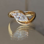 Oval Solitaire Lab Grown Diamond Engagement Ring