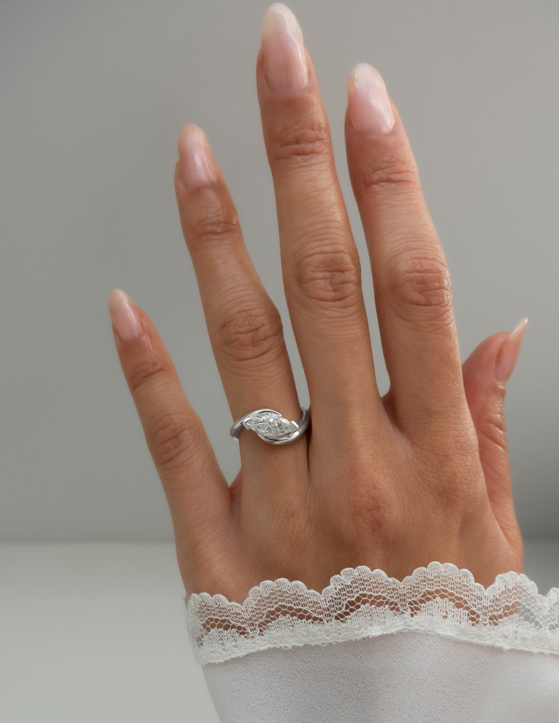 Oval Solitaire Lab Grown Diamond Engagement Ring