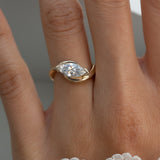 Oval Solitaire Lab Grown Diamond Engagement Ring