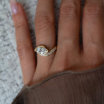 Oval Solitaire Lab Grown Diamond Engagement Ring