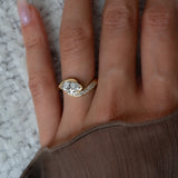Oval Solitaire Lab Grown Diamond Engagement Ring