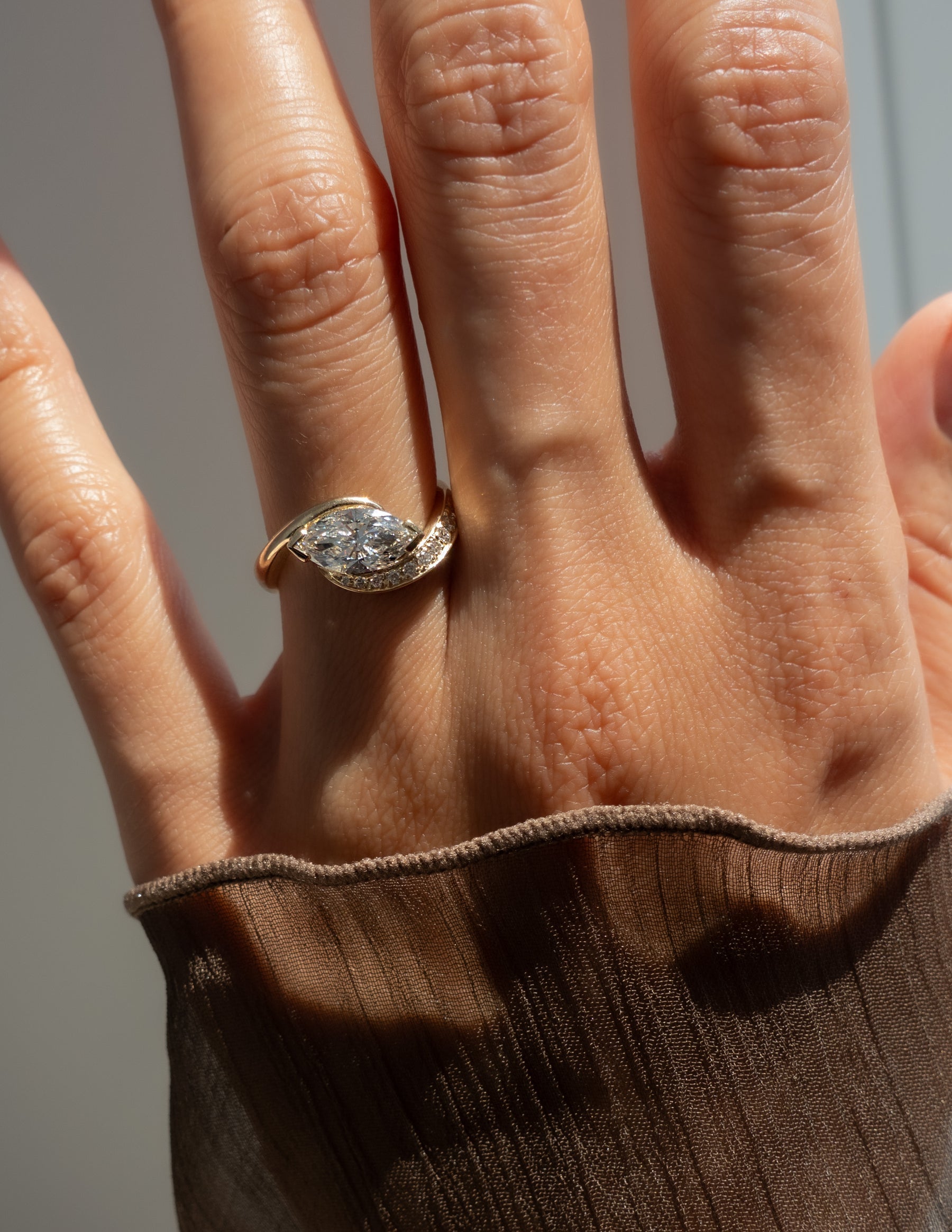 Oval Solitaire Lab Grown Diamond Engagement Ring