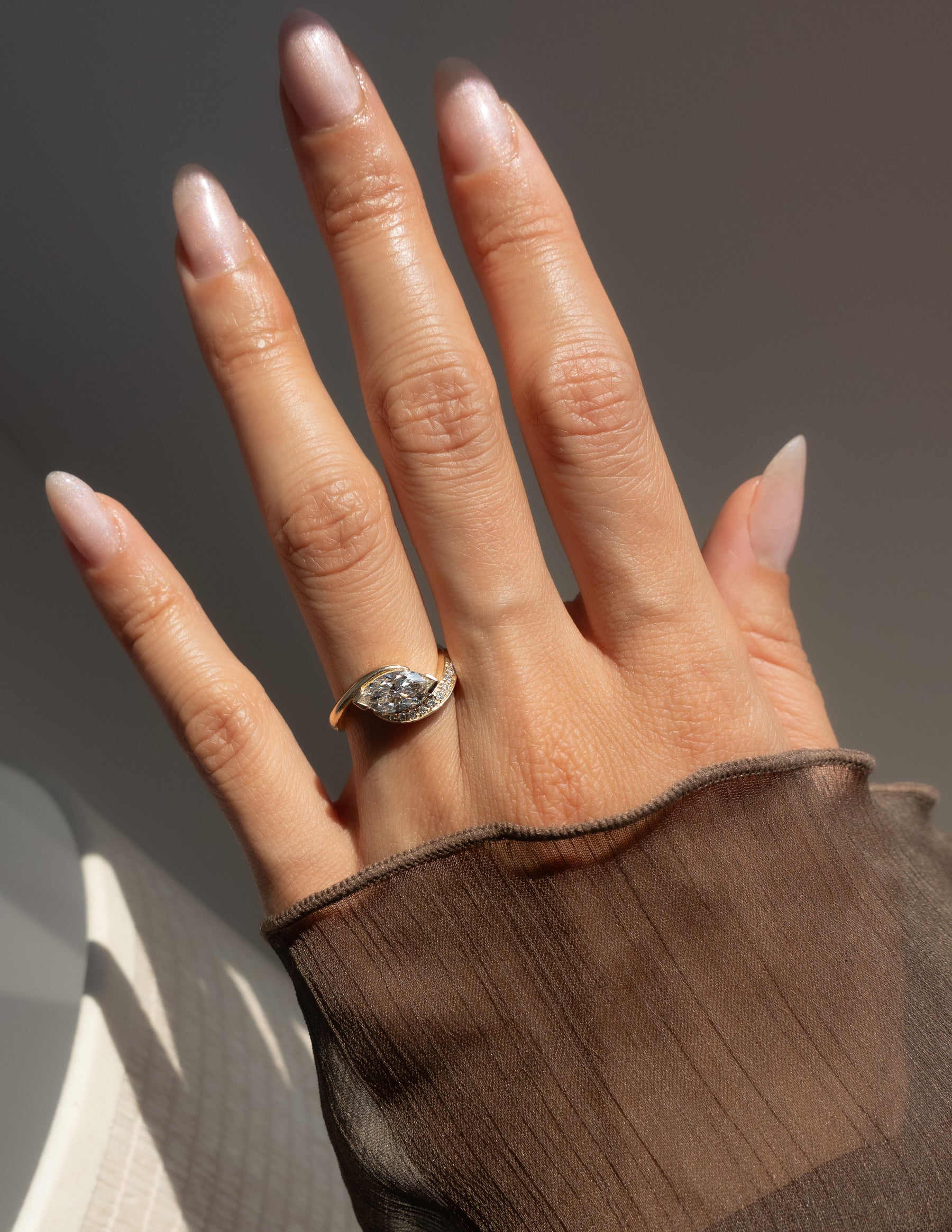 Oval Solitaire Lab Grown Diamond Engagement Ring