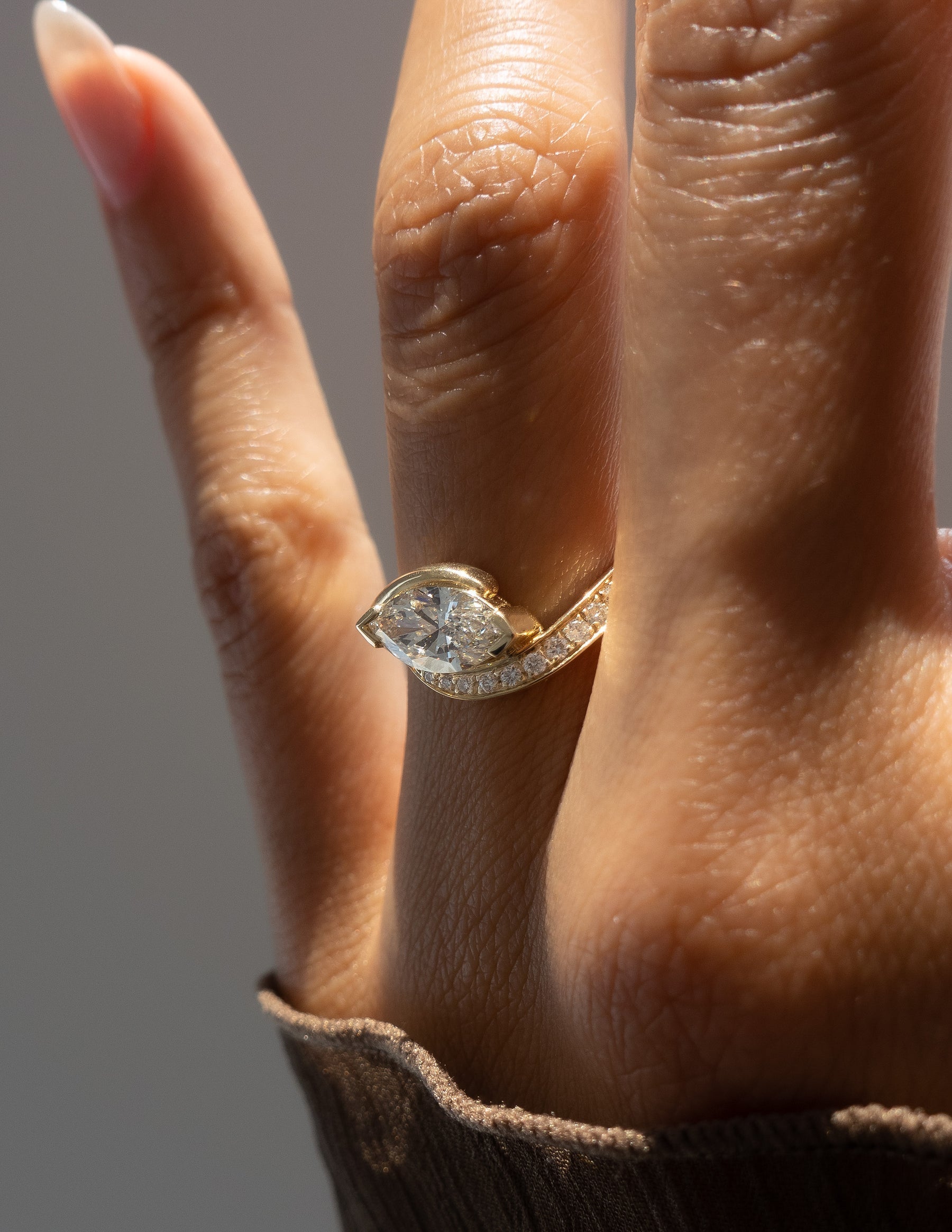 Oval Solitaire Lab Grown Diamond Engagement Ring