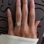 Oval Solitaire Lab Grown Diamond Engagement Ring