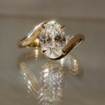Oval Solitaire Lab Grown Diamond Engagement Ring