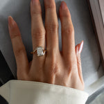 Oval Solitaire Lab Grown Diamond Engagement Ring