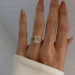 Oval Solitaire Lab Grown Diamond Engagement Ring