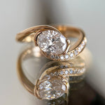 Oval Solitaire Lab Grown Diamond Engagement Ring