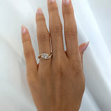 Oval Solitaire Lab Grown Diamond Engagement Ring