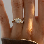 Oval Solitaire Lab Grown Diamond Engagement Ring