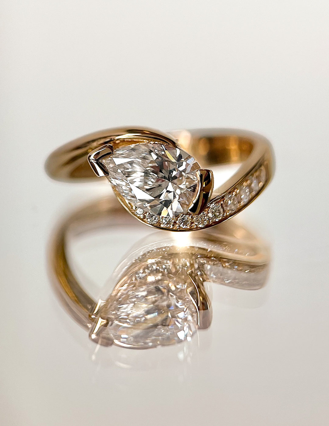 Oval Solitaire Lab Grown Diamond Engagement Ring