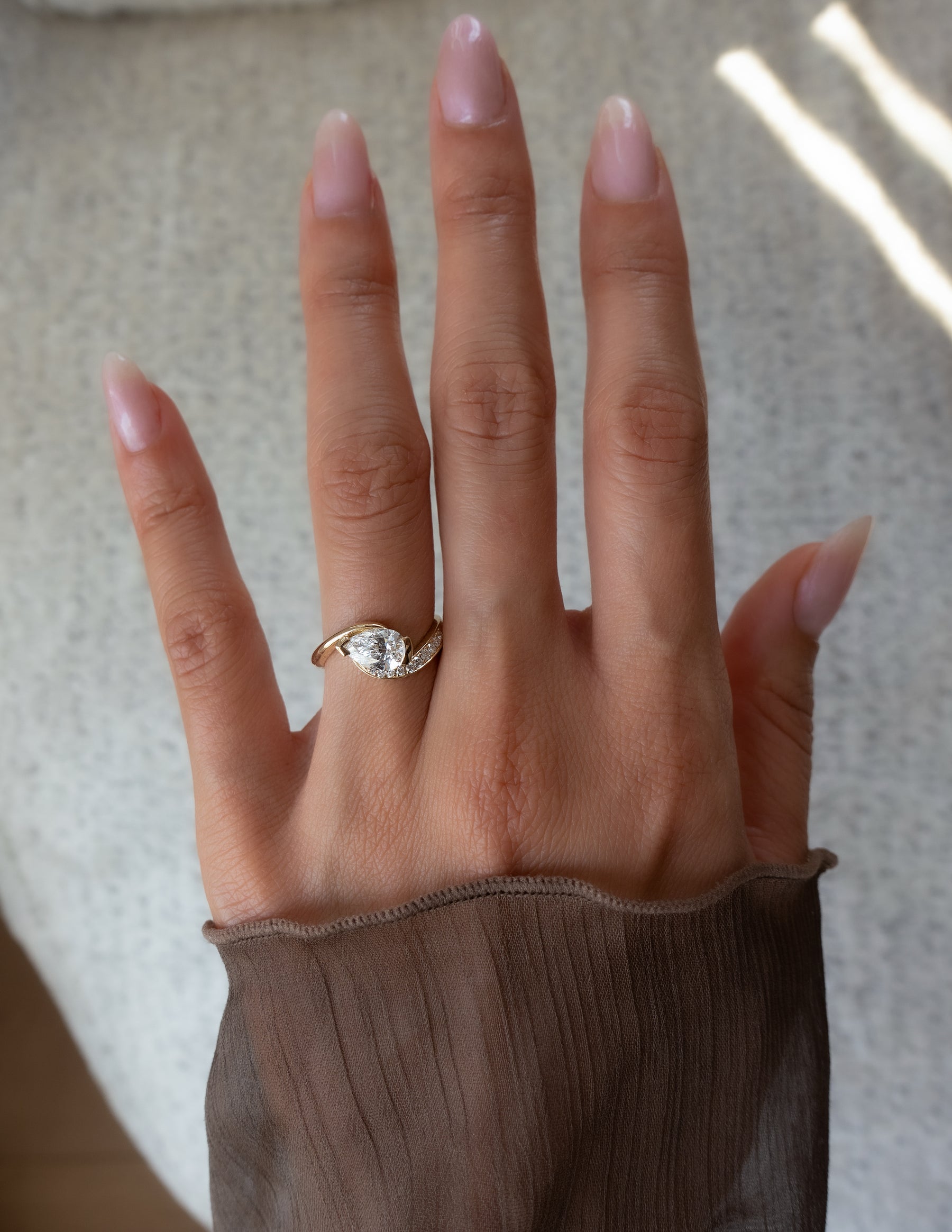 Oval Solitaire Lab Grown Diamond Engagement Ring