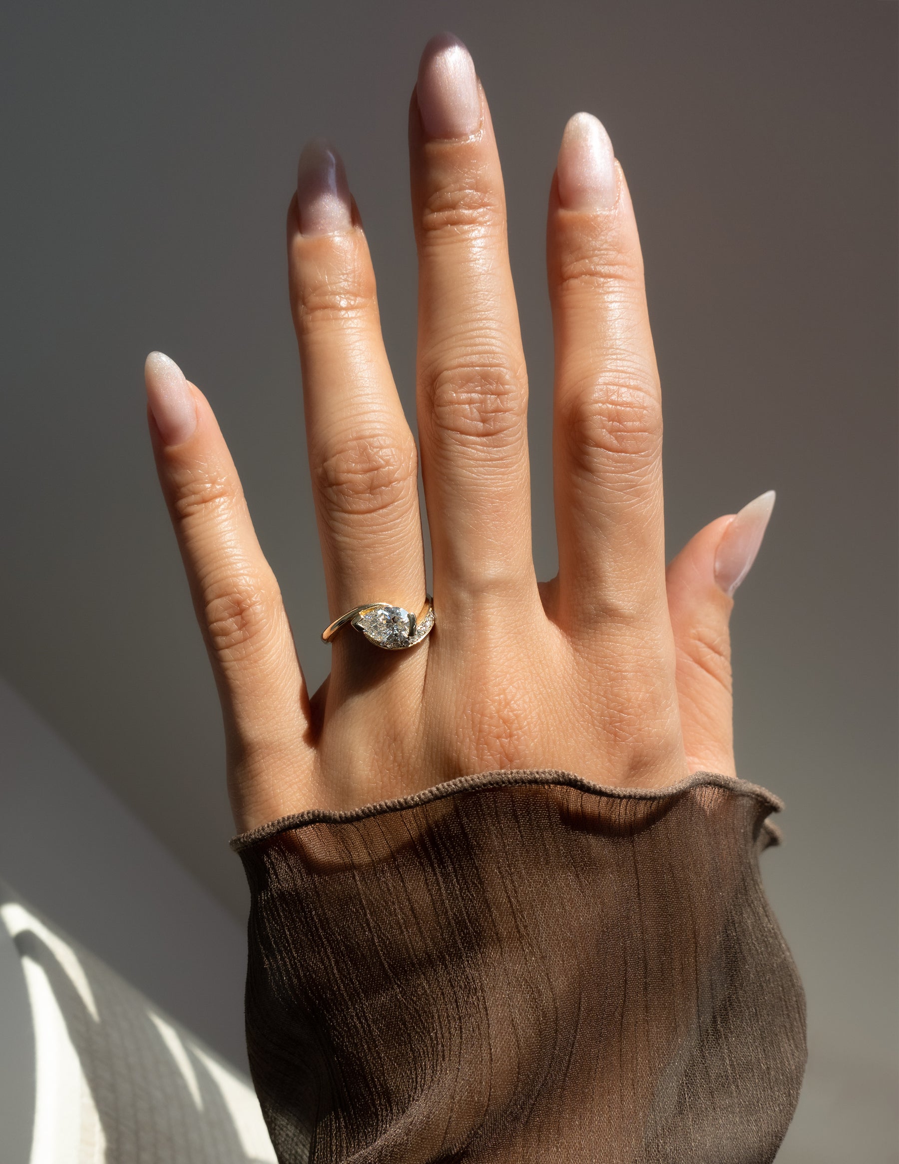 Oval Solitaire Lab Grown Diamond Engagement Ring