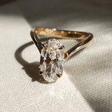Oval Solitaire Lab Grown Diamond Engagement Ring
