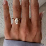 Oval Solitaire Lab Grown Diamond Engagement Ring