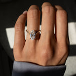 Oval Solitaire Lab Grown Diamond Engagement Ring