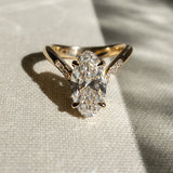 Oval Solitaire Lab Grown Diamond Engagement Ring